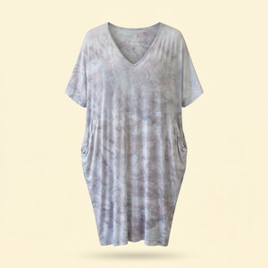 Oh So Chic Caftan in Whisper | Made in USA Bamboo Blend