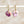 Cherrybomb Ceramic Wafer Hoop Earring