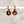 Terra Cotta Ceramic Wafer Hoop Earrings