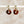 Copper Ceramic Wafer Hoop Earrings