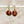 Copper Ceramic Wafer Hoop Earrings