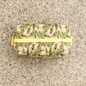 Cork Toiletry/Dopp Kit | Plantain/Yellow