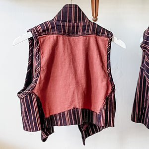 Chord Reversible Vest | Henna