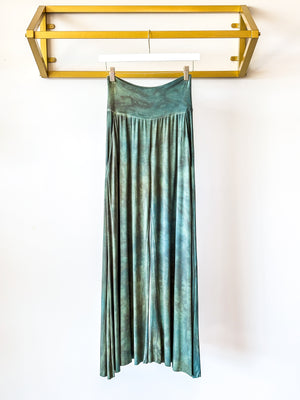 Diana Palazzo Pant | Hand Dyed Blue