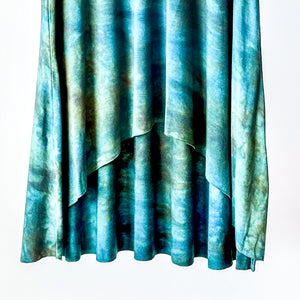 Ruby Hi-Lo Tank | Hand Dyed Blue