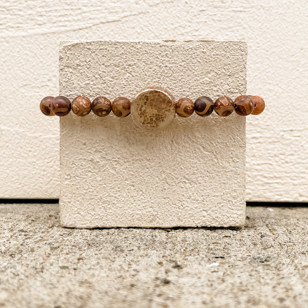 "Desert Tortoise" Roll On Bracelet