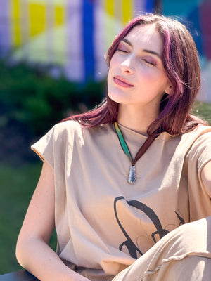 Amethyst Geode Silk Adjustable Necklace No.4