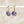 Grape Ceramic Wafer Hoop Earrings