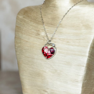 Red Kingman Turquoise Heart with Cloud Cabochon No. 8