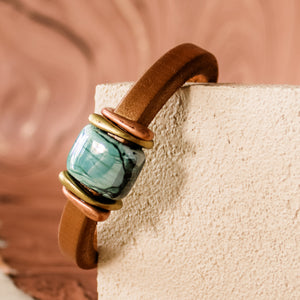 Tuscan Sunset Ceramic Bracelet