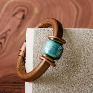 Tuscan Sunset Ceramic Bracelet