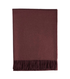 Shupaca Alpaca - 100% Baby Alpaca Throw - Malbec