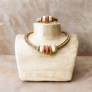 Sorrento Pesca Orange Necklace