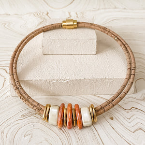 Sorrento Pesca Orange Necklace