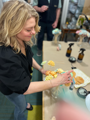 “Blooms That Last: A Sola Wood Flower Workshop” at Diana Kauffman Designs Wednesday| Sept 24th | 6:00pm-8:00pm