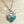 Sunrise Kingman Turquoise Heart with Cloud Cabochon No. 1