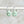 Mint Ceramic Wafer Hoop Earrings