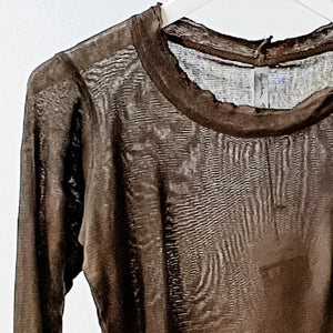 L/S Cotton Mesh Tee