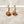 Marigold Ceramic Wafer Hoop Earrings