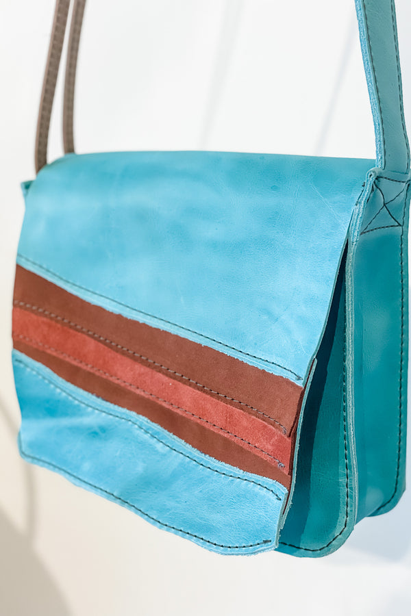 Free Spirit "midi x" Leather Bag in Endless Summer No.1