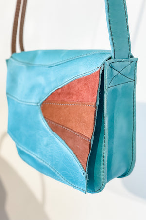 Free Spirit "midi x" Leather Bag in Endless Summer No.2