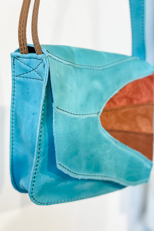Free Spirit "midi x" Leather Bag in Endless Summer No.2