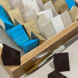 Mini Masterpieces: Create Your Own Geometric Wood Wall Art | Monday 6/23 | 9:30 am -12:00pm