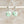 Mint Ceramic Wafer Hoop Earrings