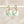 Mint Ceramic Wafer Hoop Earrings