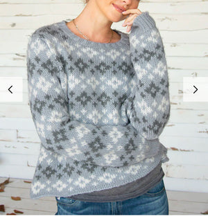 Fair Isle Crew Sweater