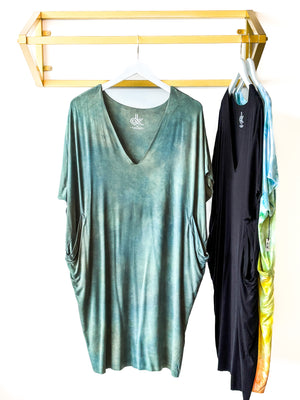 Oh So Chic Caftan | Hand Dyed Blue