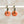 Terra Cotta Ceramic Wafer Hoop Earrings