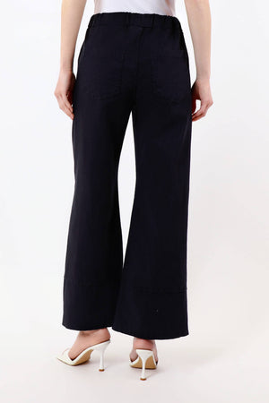 Aditya Flared Leg Pull-on Pant (PC105): 001 Black / One Size