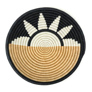 Zubita Woven Bowls: Black | Medium | 12'