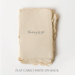 Thinking of You | Greeting Card: Flat A2 Greeting Card. Blank on Back.