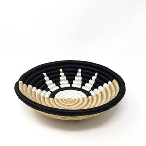 Zubita Woven Bowls: Black | Small | 7"