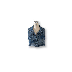 Weave Denim Vest | Classic