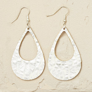 Lux Leather Earrings -The Cut Out