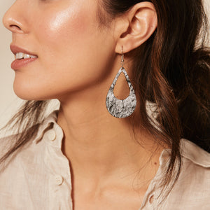 Lux Leather Earrings -The Cut Out