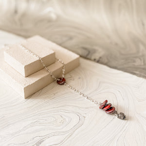 Cardinal Lariat Necklace