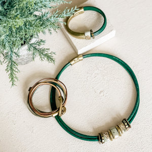 Evergreen Playing Hooky Bracelet | Brass