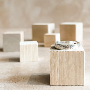 Sterling Silver Bamboo Stacking Ring