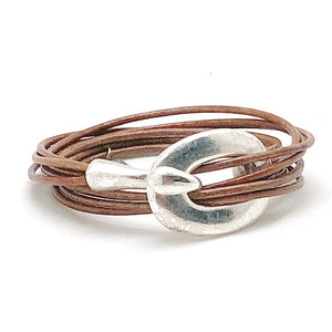 Playing Hooky Bracelet |  Whiskey Brown
